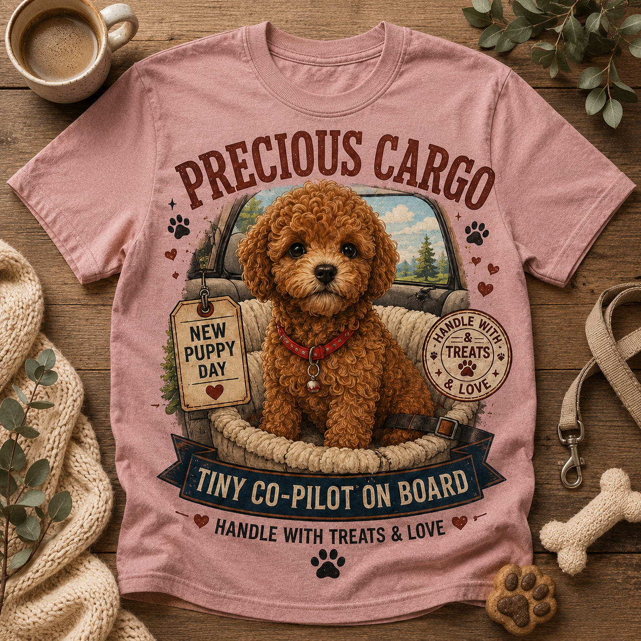 Precious Cargo Puppy Tee