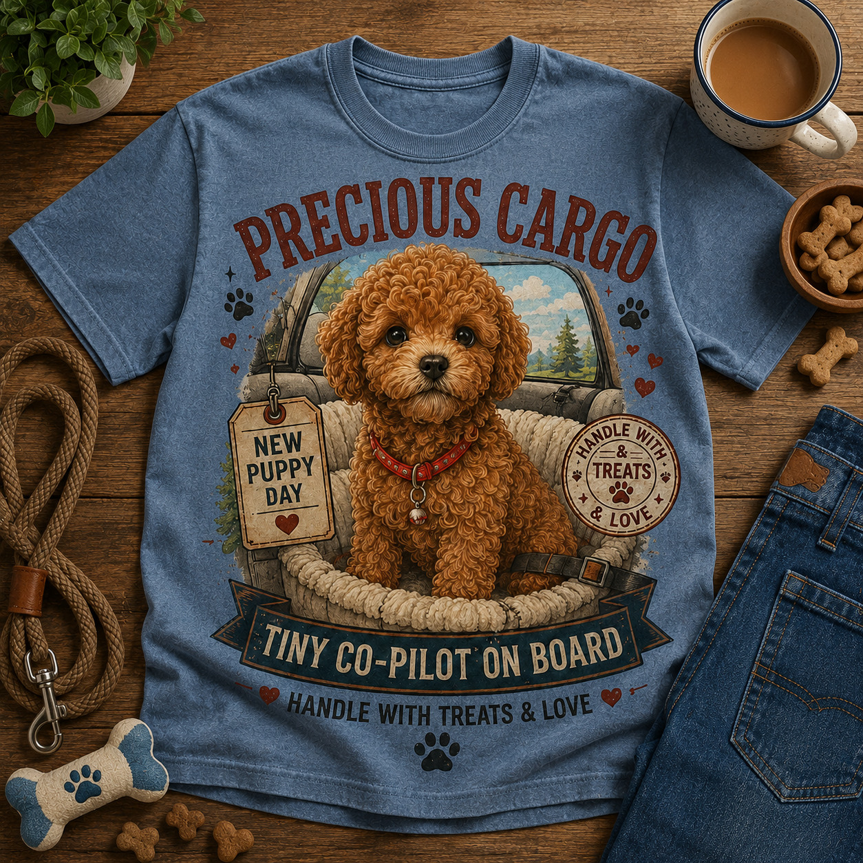 Precious Cargo Puppy Tee