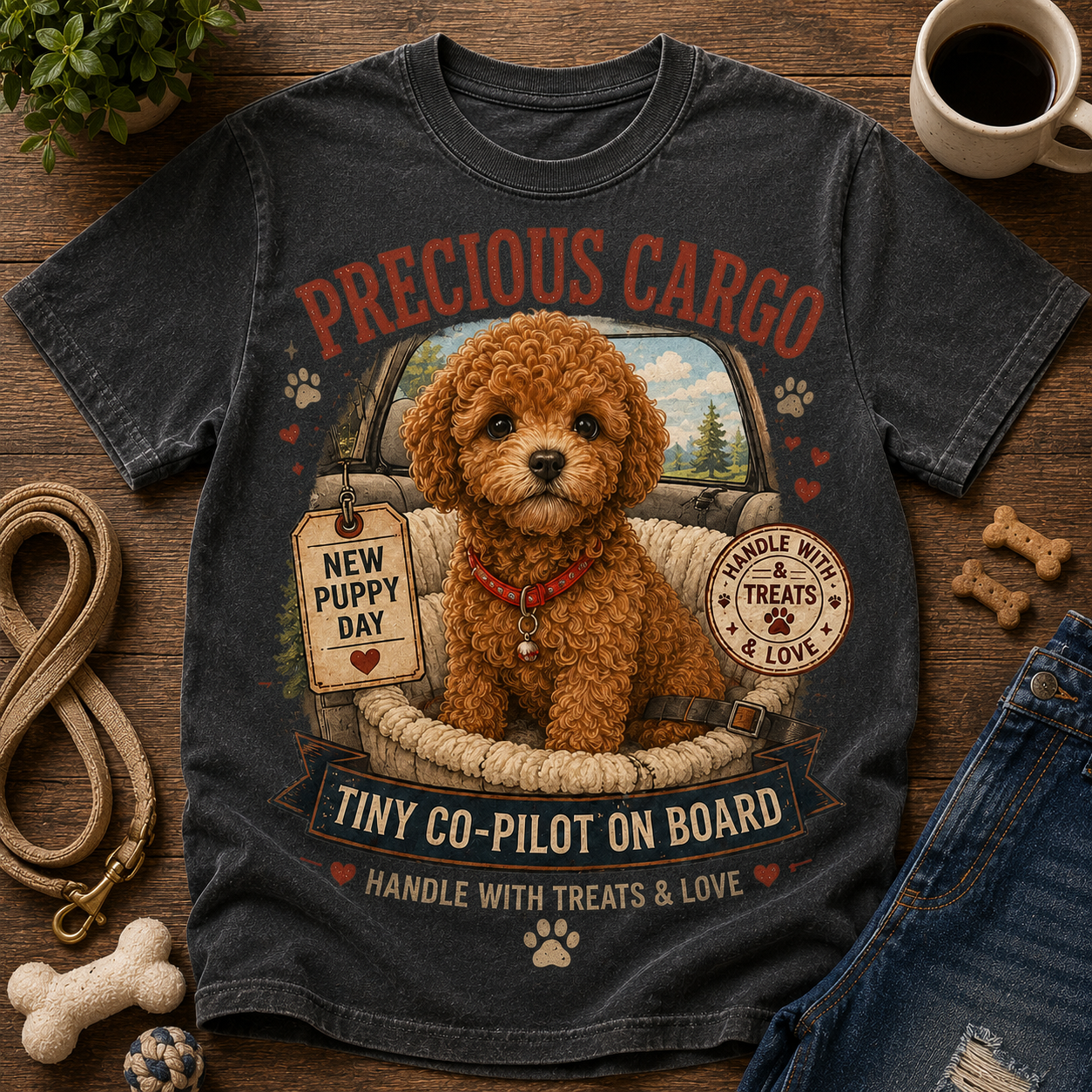 Precious Cargo Puppy Tee