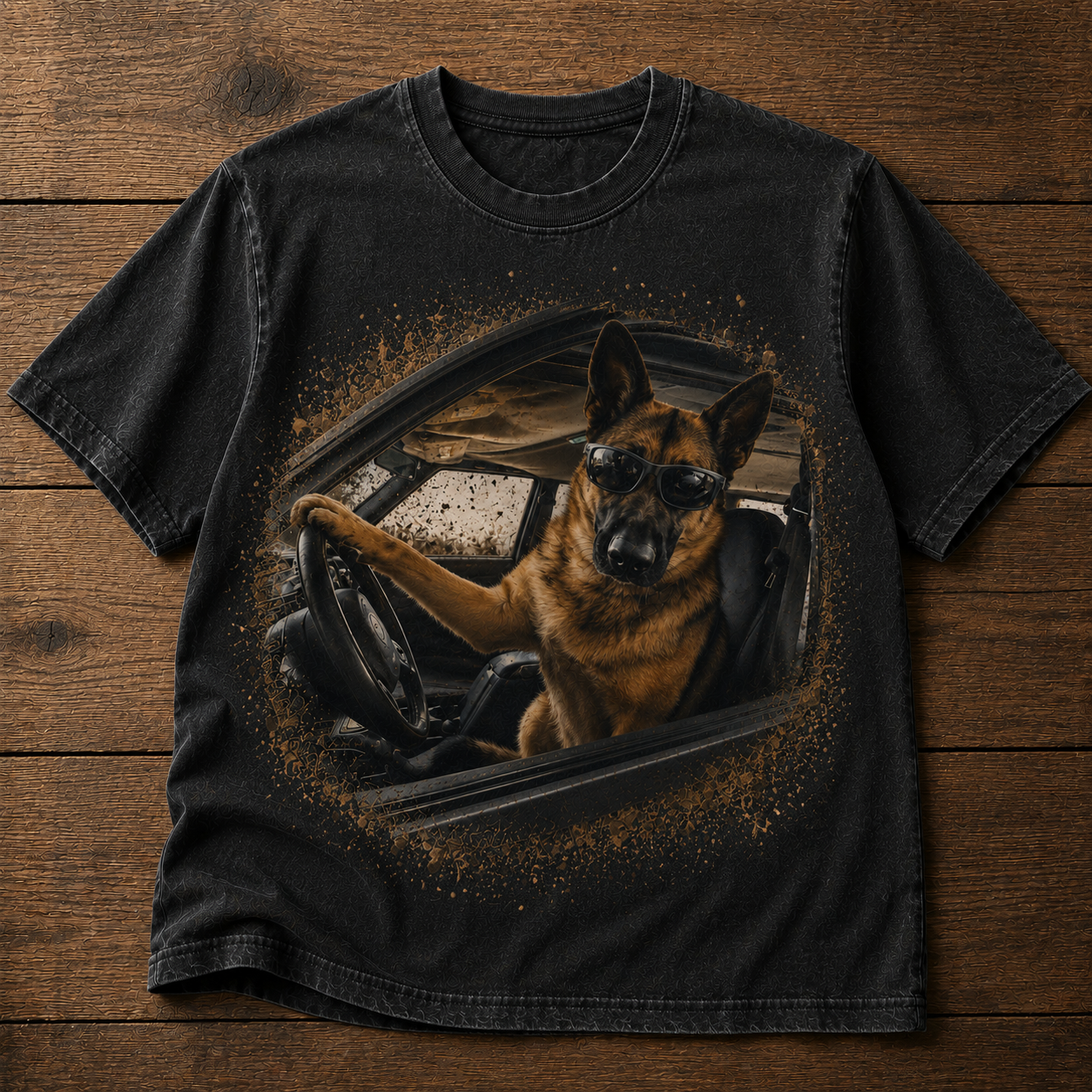 [Copy]🐾 Professional Dog Driver Graphic T-Shirt