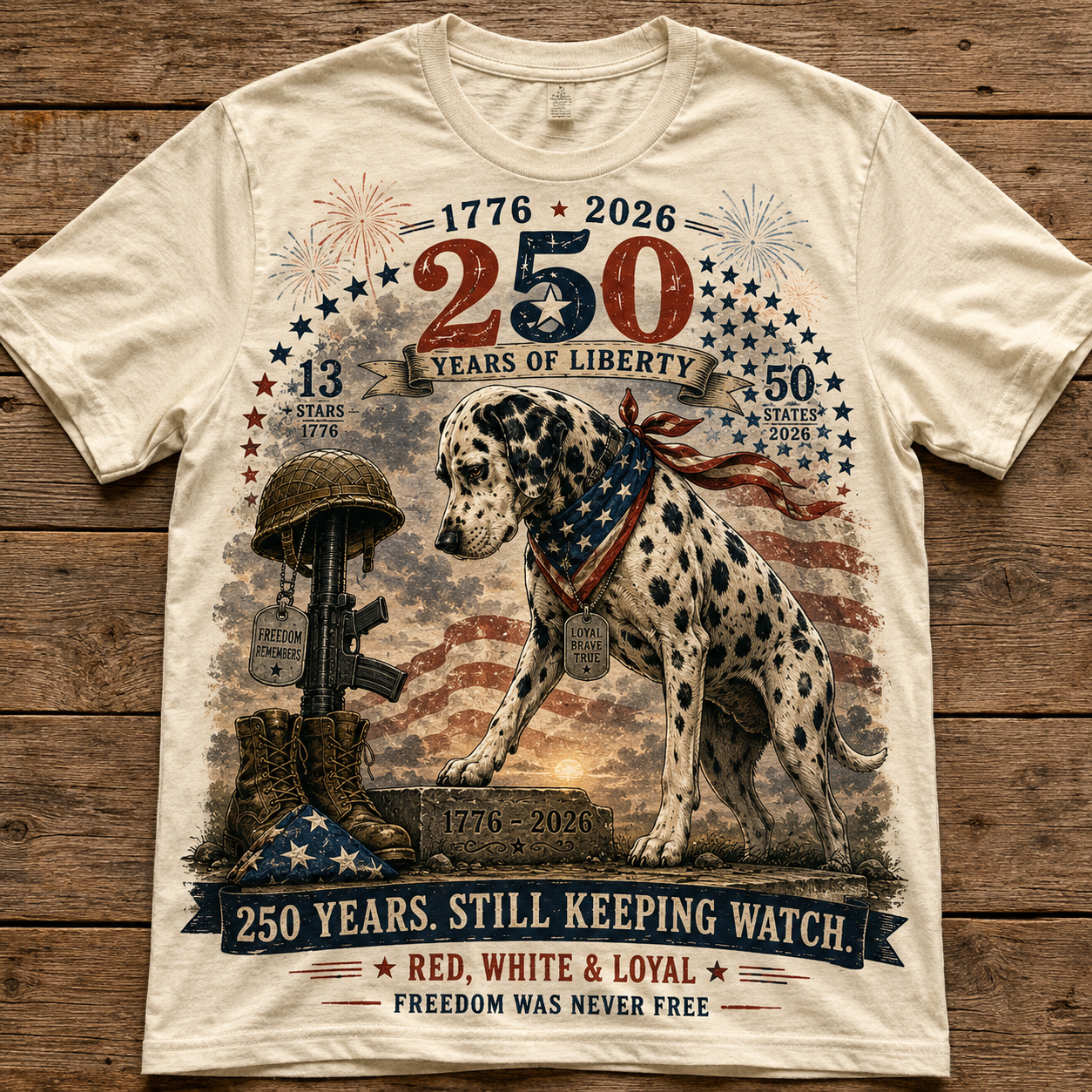 250 Years Loyal Dalmatian Tee