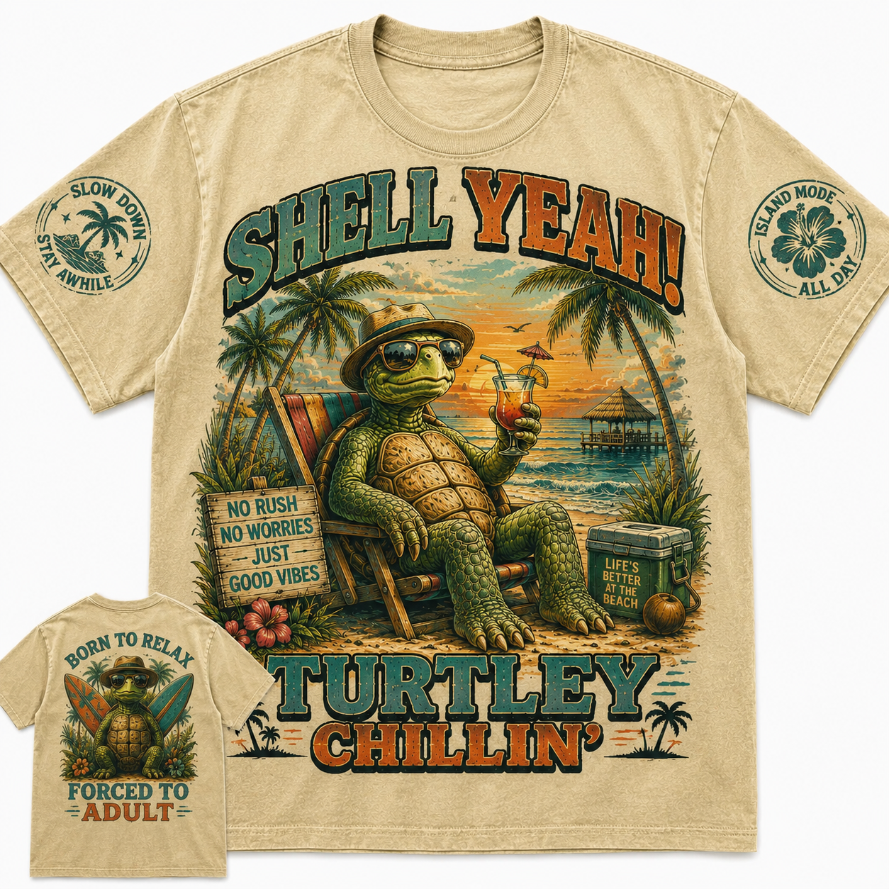 Turtley Chillin' Tee