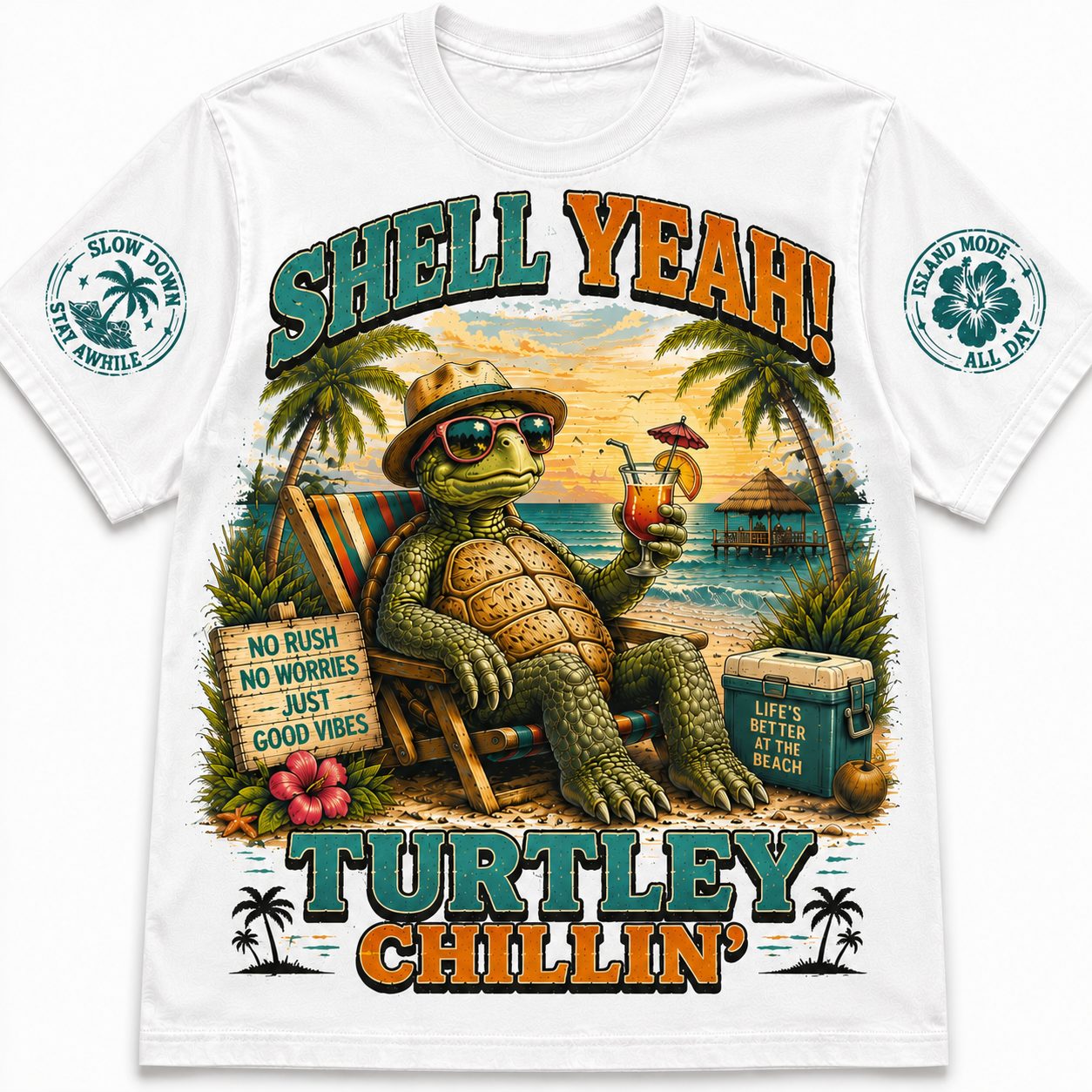 Turtley Chillin' Tee