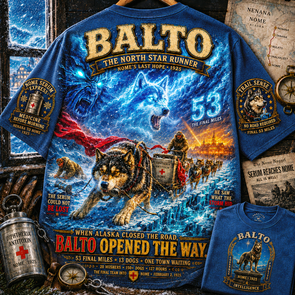 Balto Final 53 Miles Tribute T-Shirt