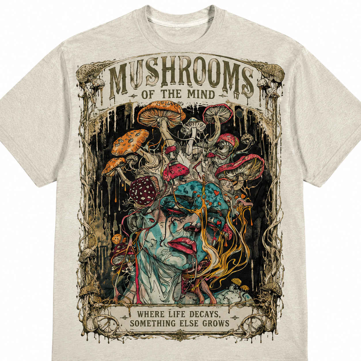 Mushrooms Of The Mind Graphic Tee