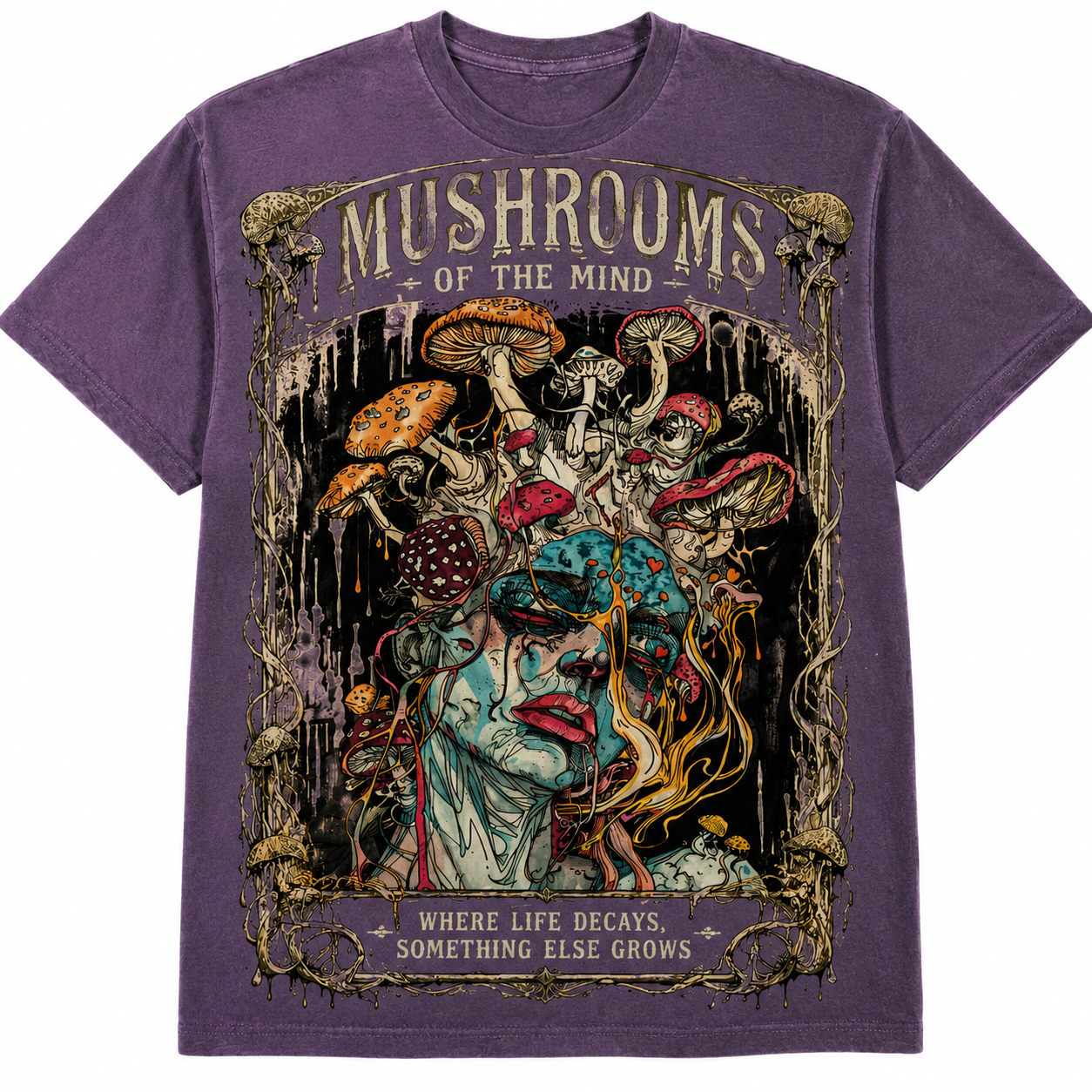 Mushrooms Of The Mind Graphic Tee