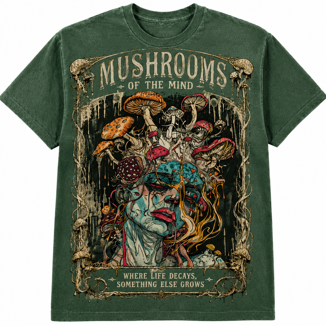 Mushrooms Of The Mind Graphic Tee