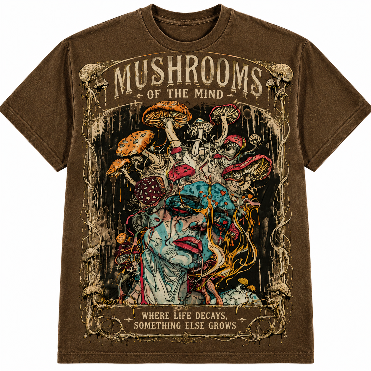 Mushrooms Of The Mind Graphic Tee