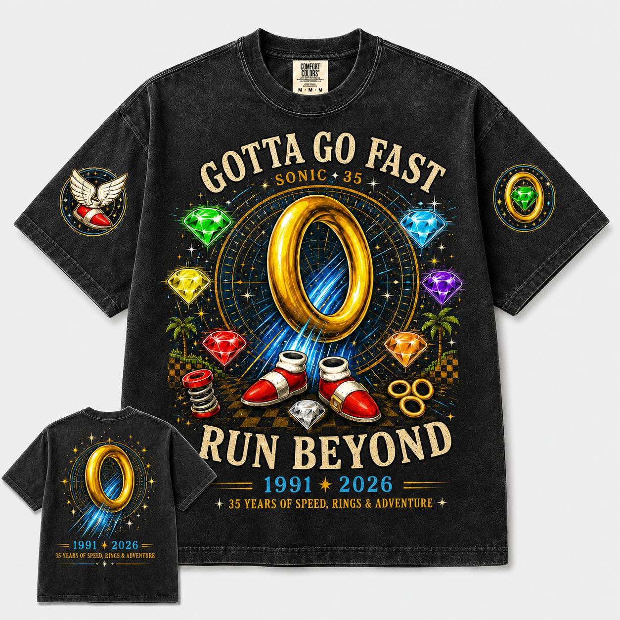 Gotta Go Fast 35th Anniversary Ring T-Shirt