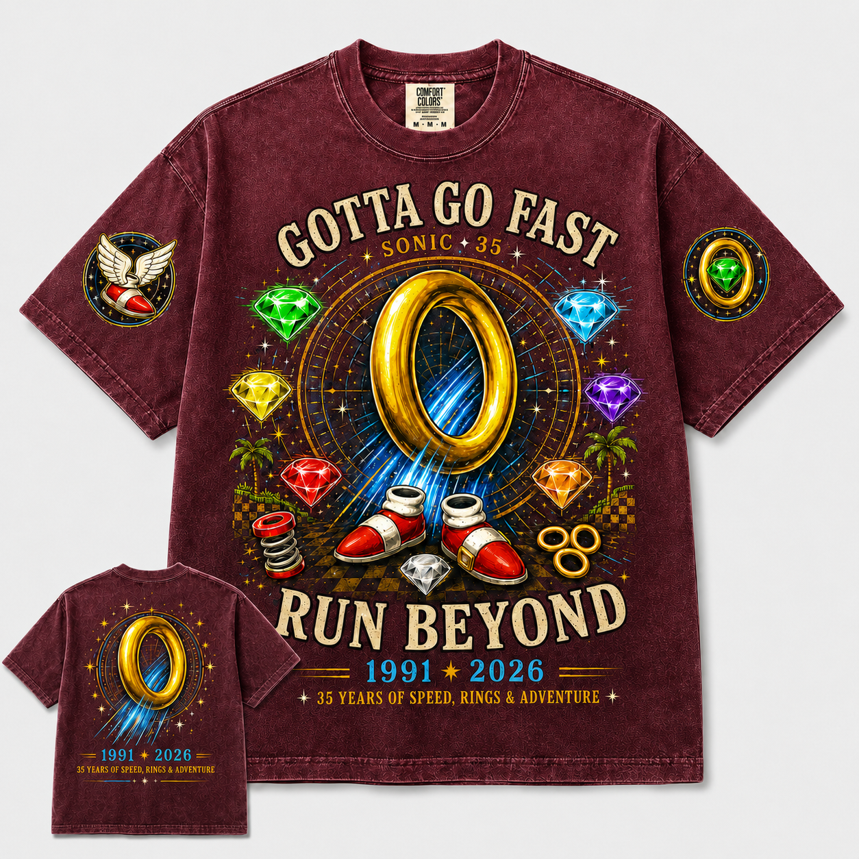 Gotta Go Fast 35th Anniversary Ring T-Shirt