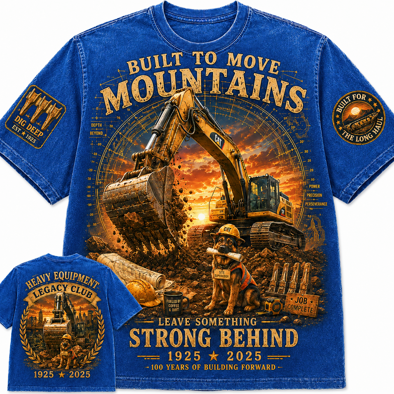 100 Years of Heavy Equipment Legacy T-Shirt