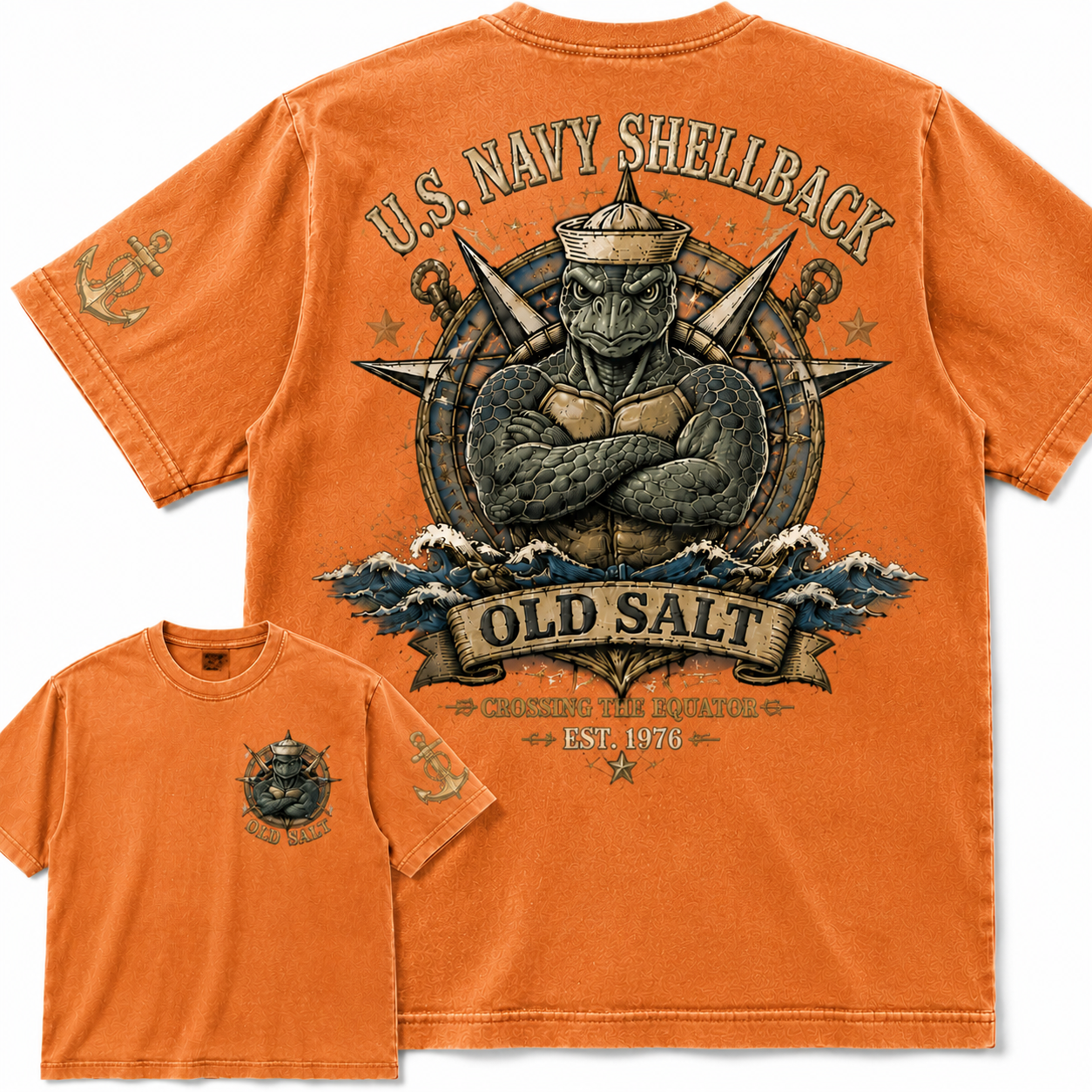 Old Salt Navy Shellback Heritage Tee