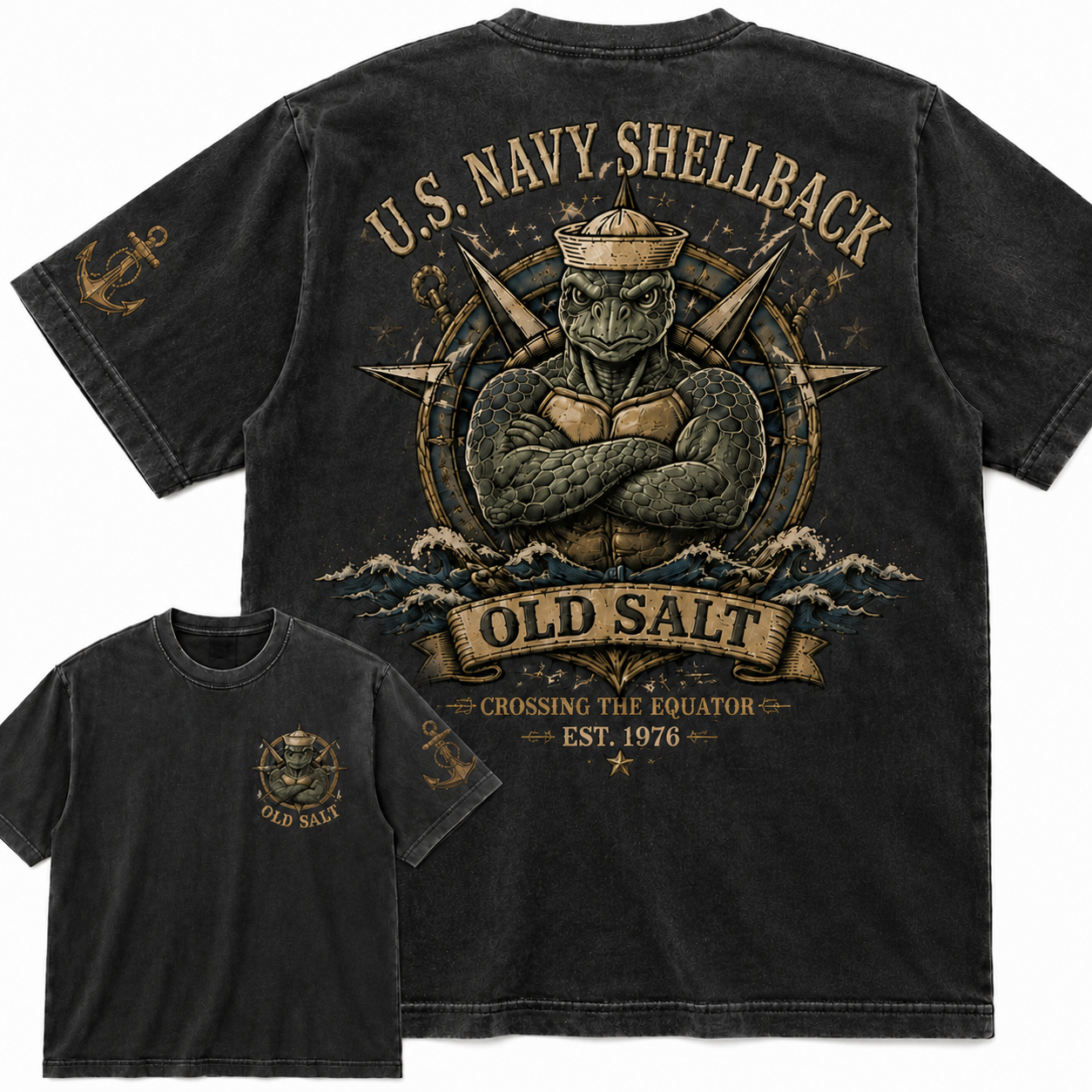 Old Salt Navy Shellback Heritage Tee