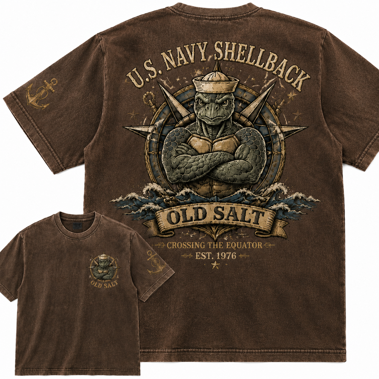 Old Salt Navy Shellback Heritage Tee