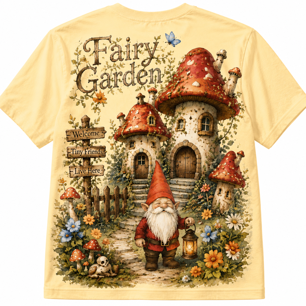 Enchanted Mushroom Garden Tee
