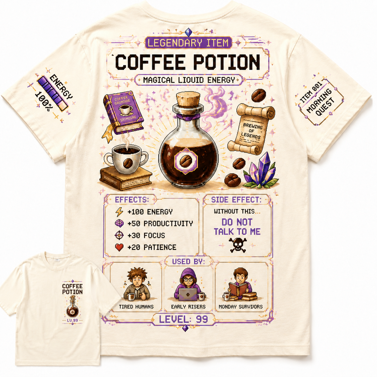 Coffee Potion Legendary Item Tee