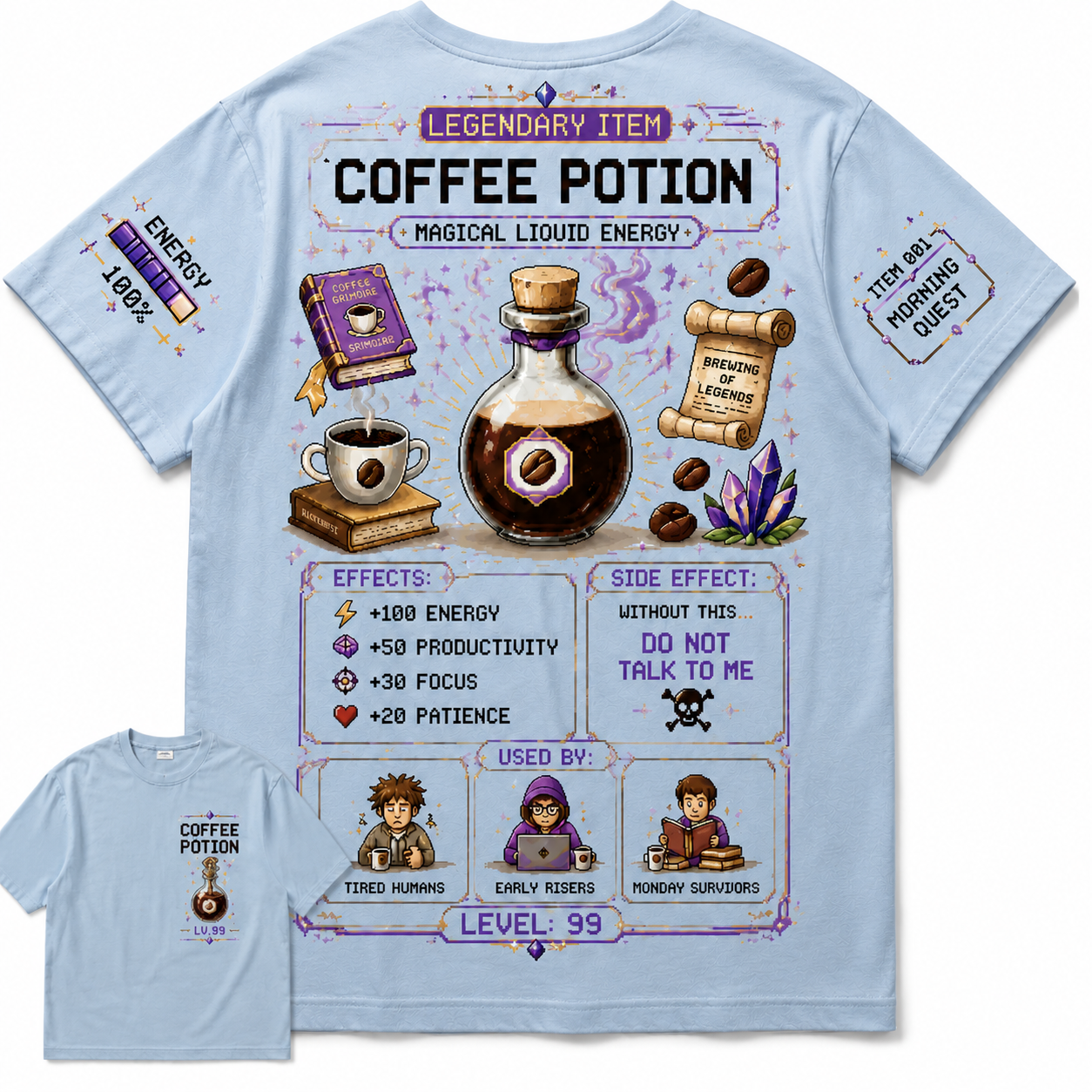 Coffee Potion Legendary Item Tee