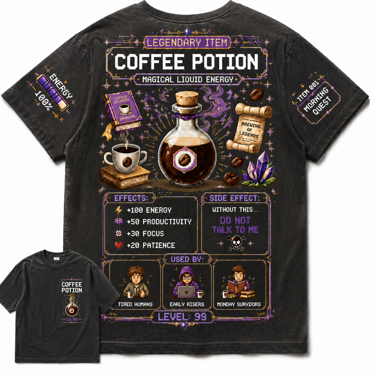 Coffee Potion Legendary Item Tee