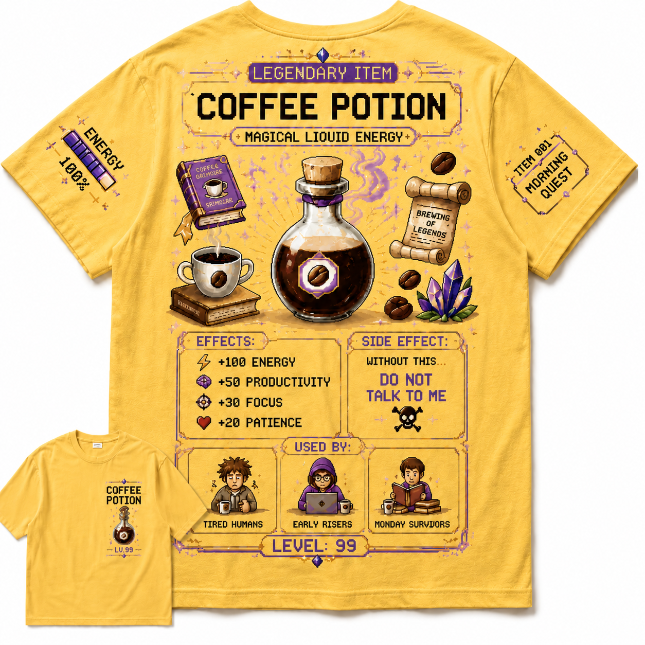 Coffee Potion Legendary Item Tee