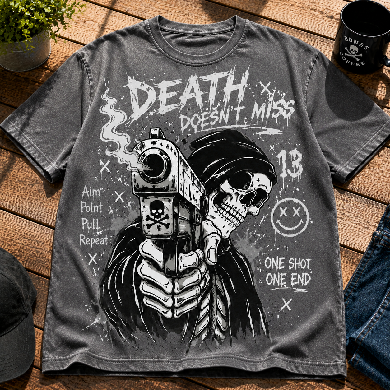 Fearless Skull Streetwear Tee