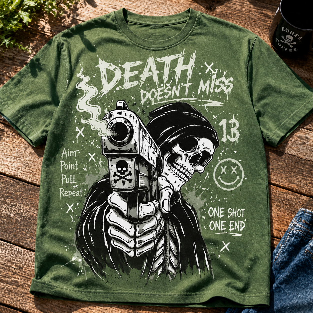 Fearless Skull Streetwear Tee