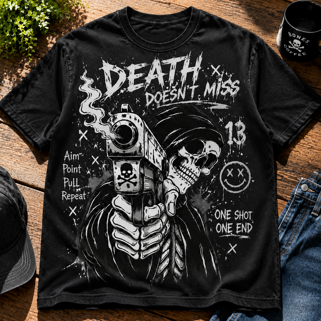 Fearless Skull Streetwear Tee