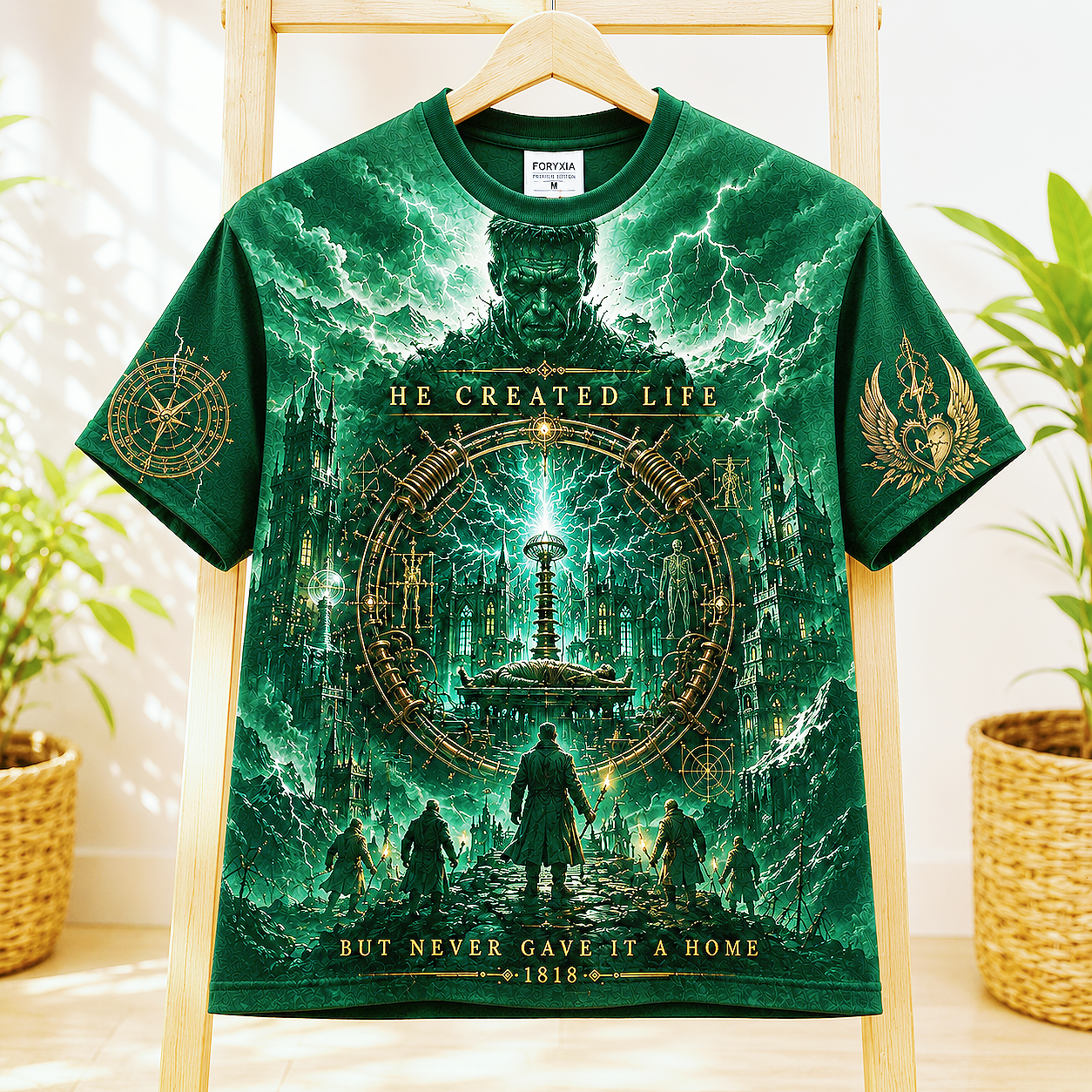 He Created Life 1818 Gothic Science T-Shirt