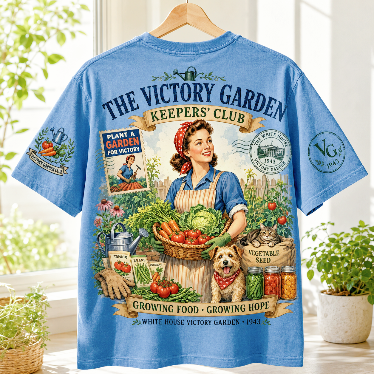 Victory Garden Keepers 1943 Heritage T-Shirt