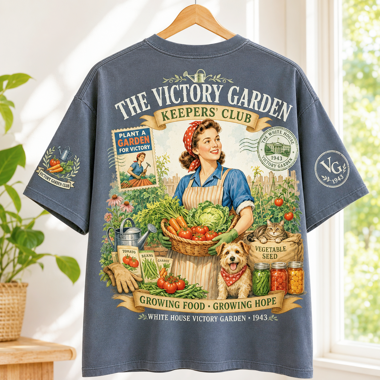 Victory Garden Keepers 1943 Heritage T-Shirt
