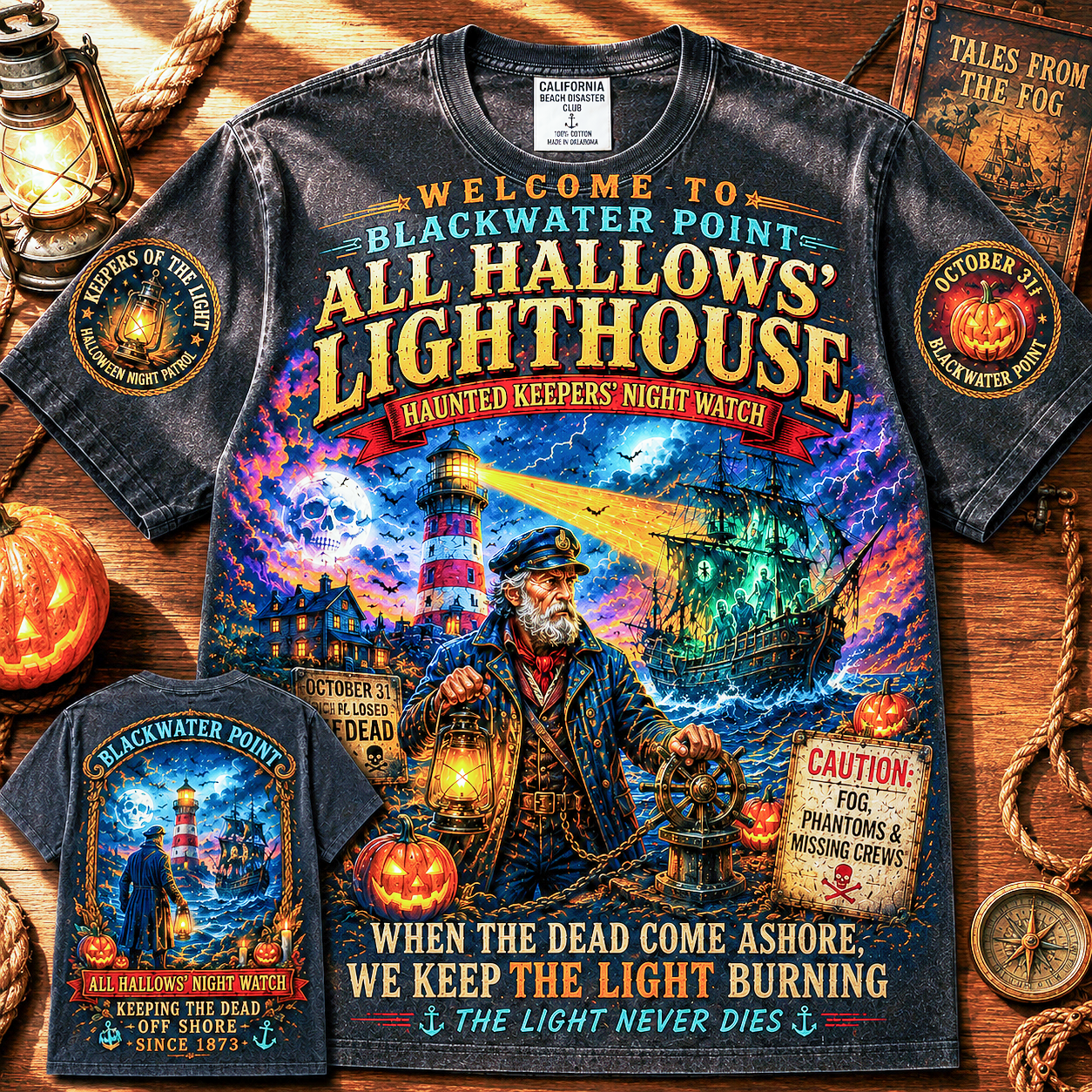 Blackwater Point Haunted Lighthouse T-Shirt