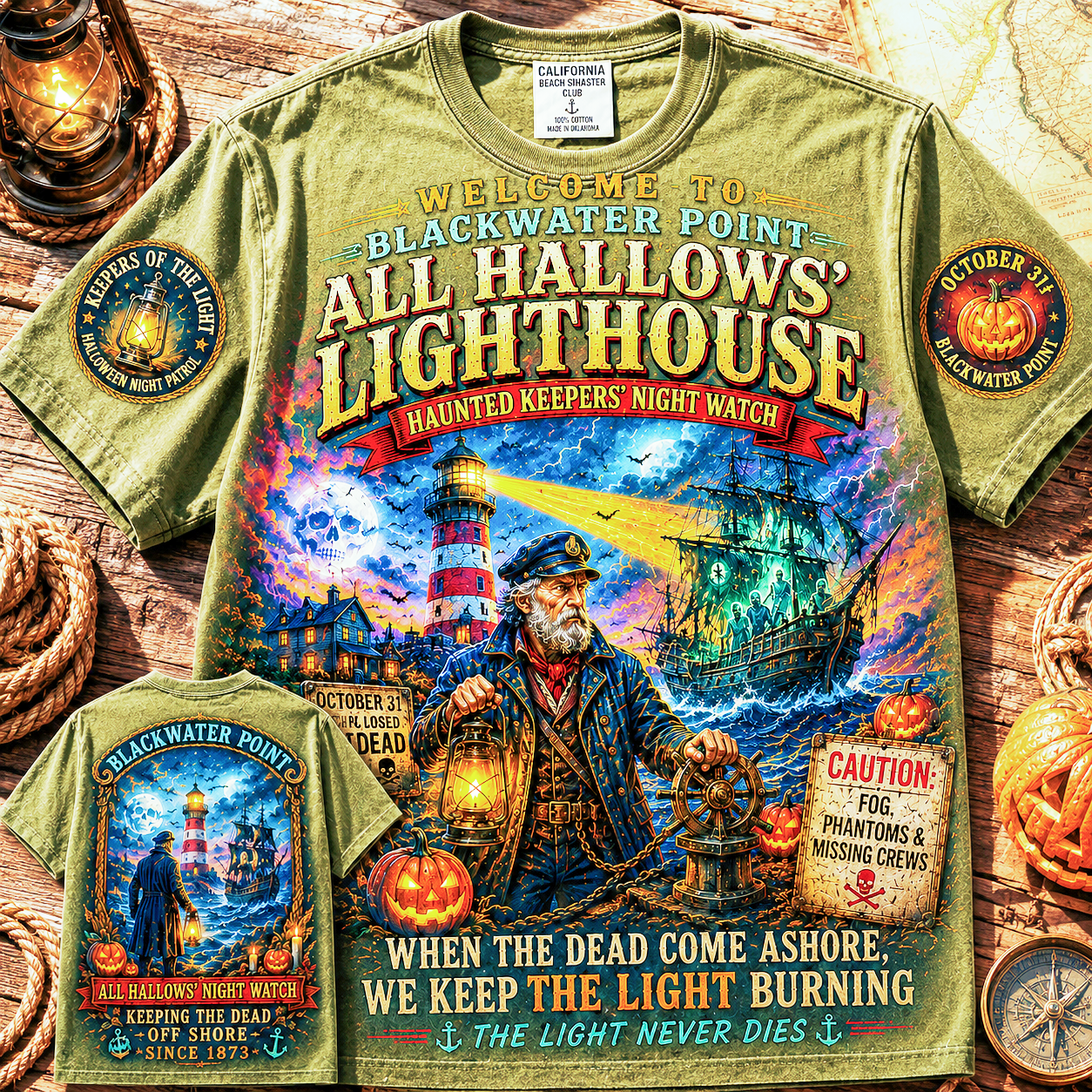 Blackwater Point Haunted Lighthouse T-Shirt