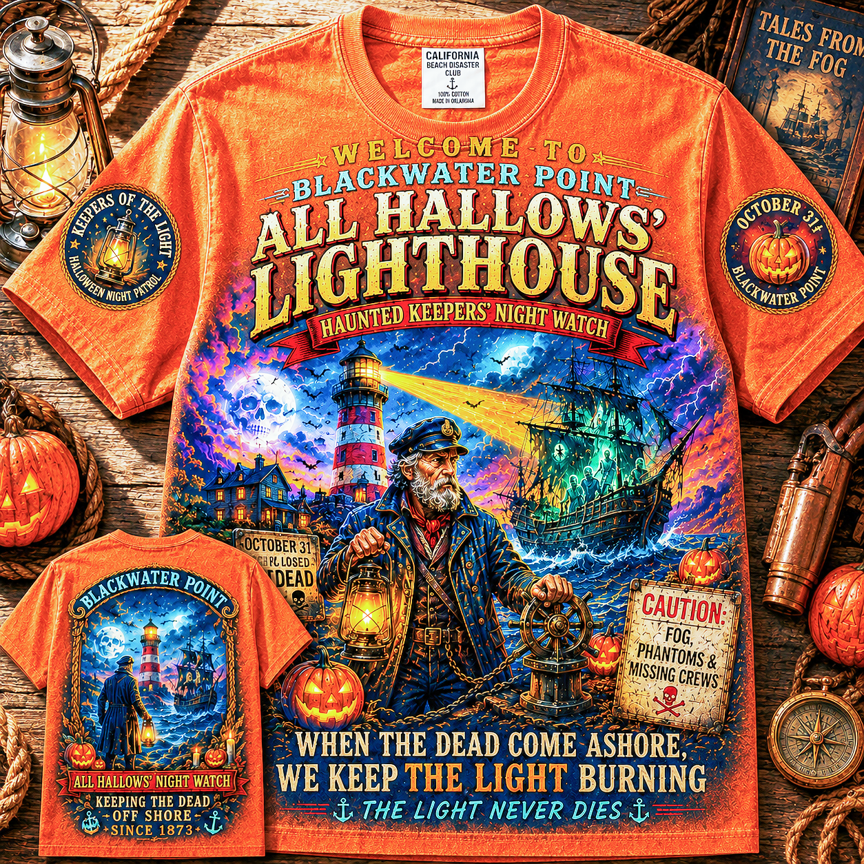 Blackwater Point Haunted Lighthouse T-Shirt