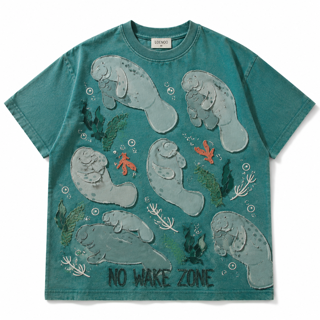 Manatee No Wake Zone T-Shirt