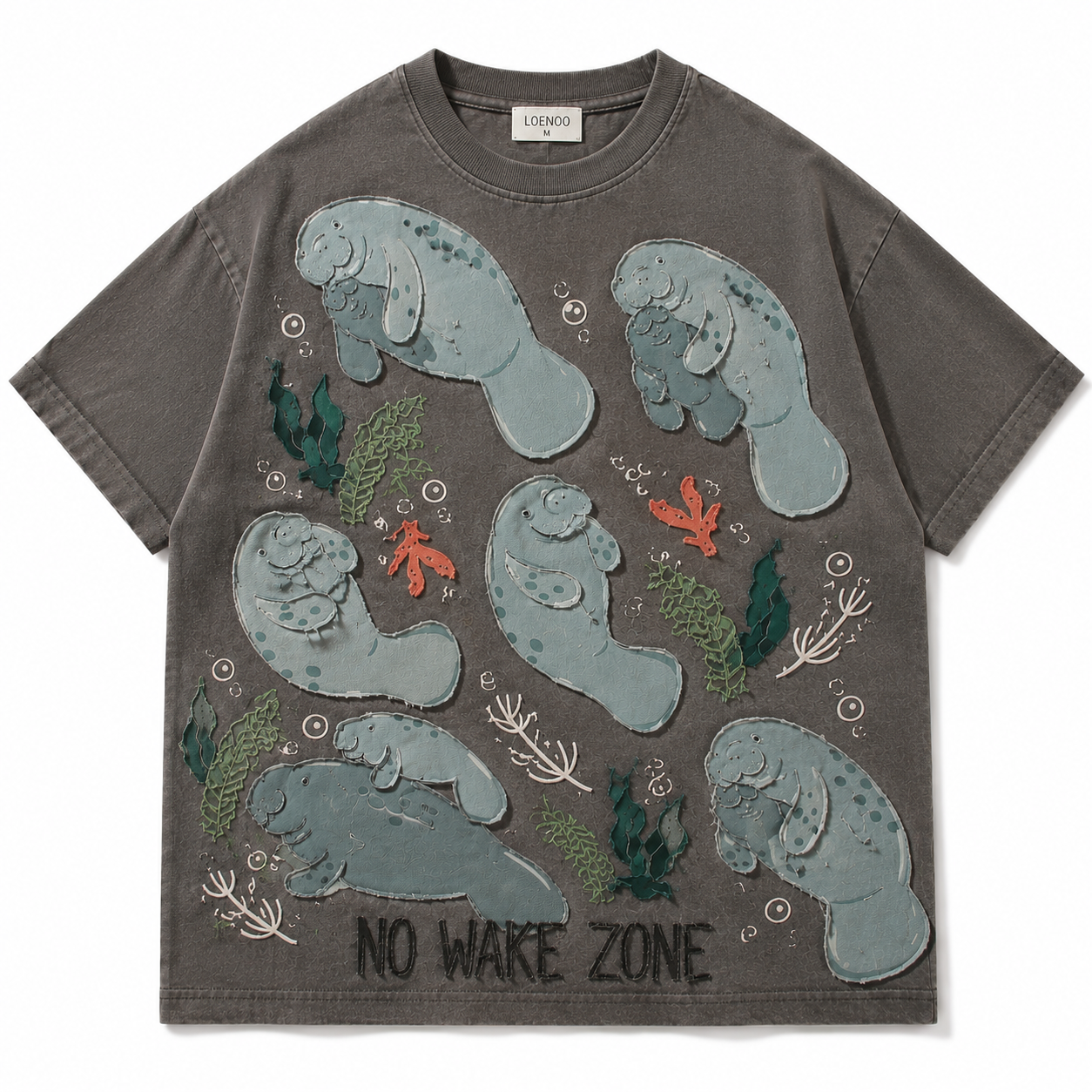 Manatee No Wake Zone T-Shirt
