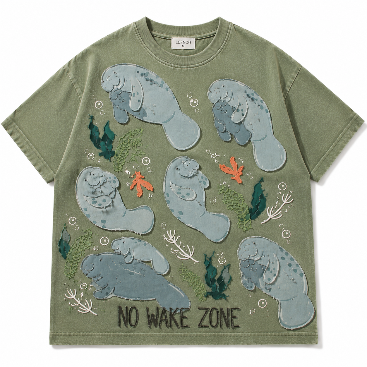 Manatee No Wake Zone T-Shirt