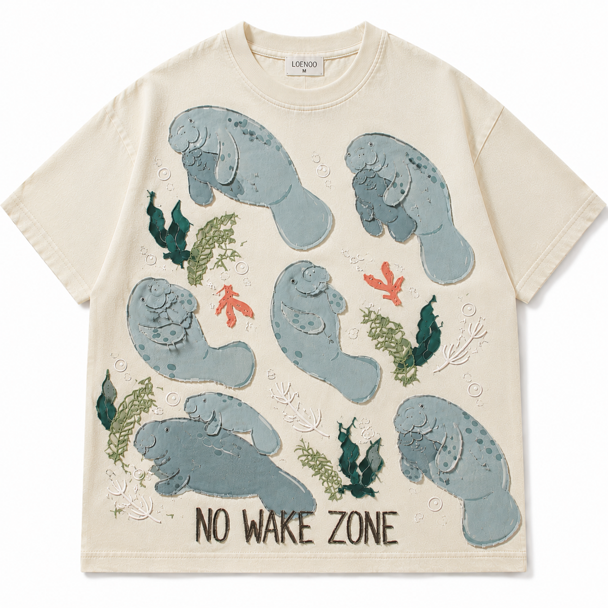 Manatee No Wake Zone T-Shirt