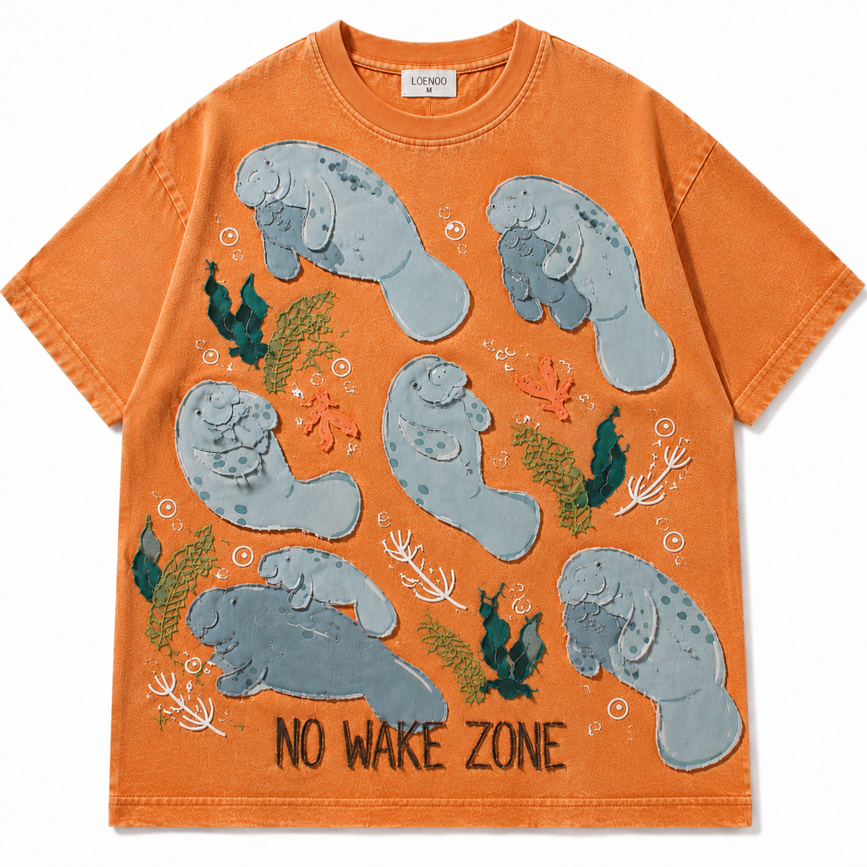 Manatee No Wake Zone T-Shirt