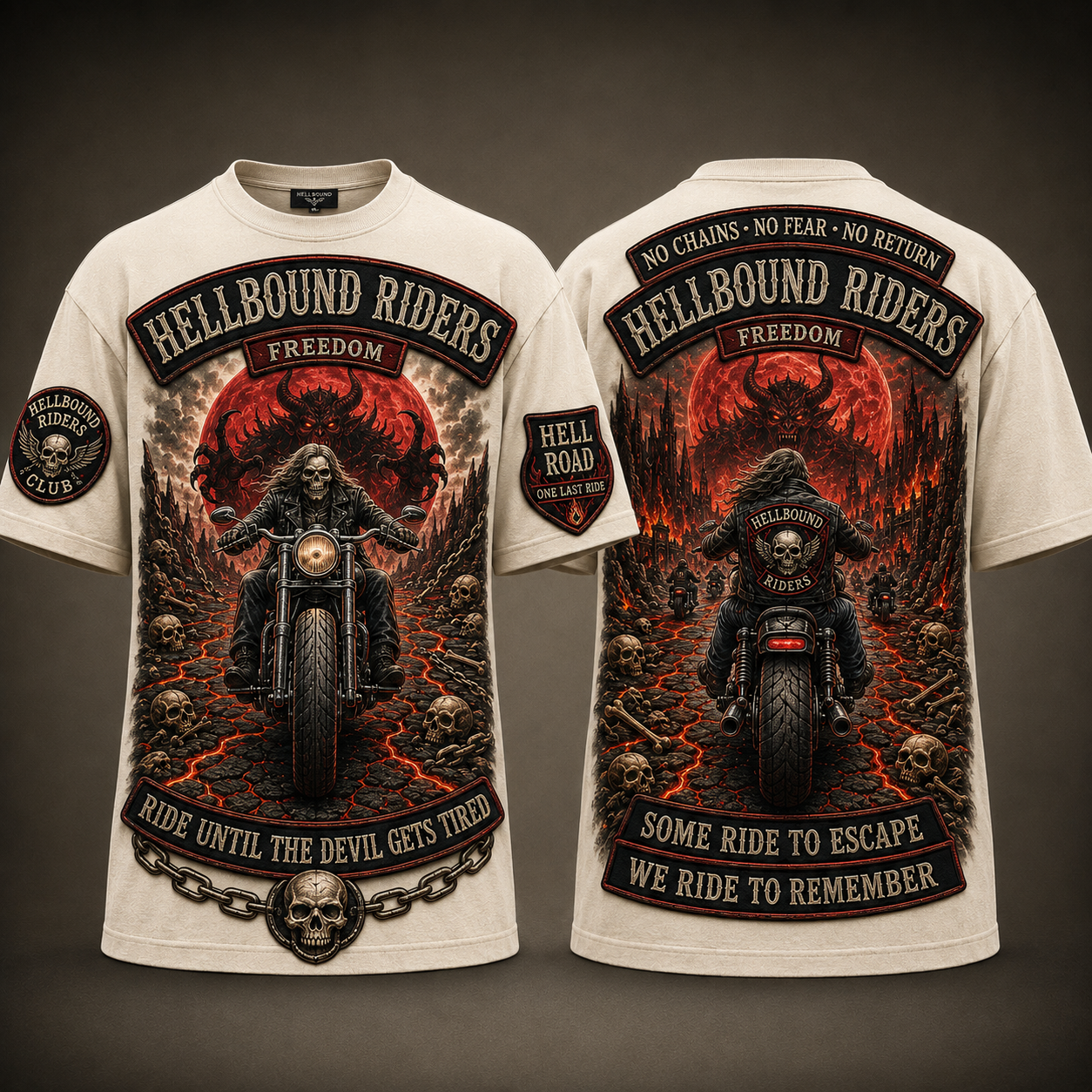 Ride Until the Devil Breaks Tee