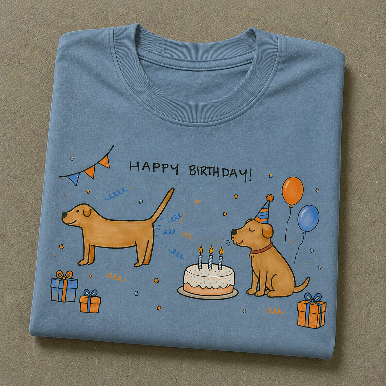Birthday Celebration Dog T-Shirt