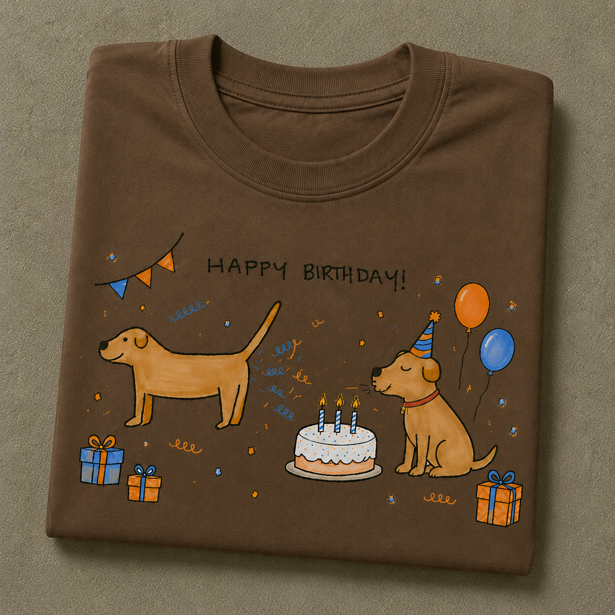 Birthday Celebration Dog T-Shirt