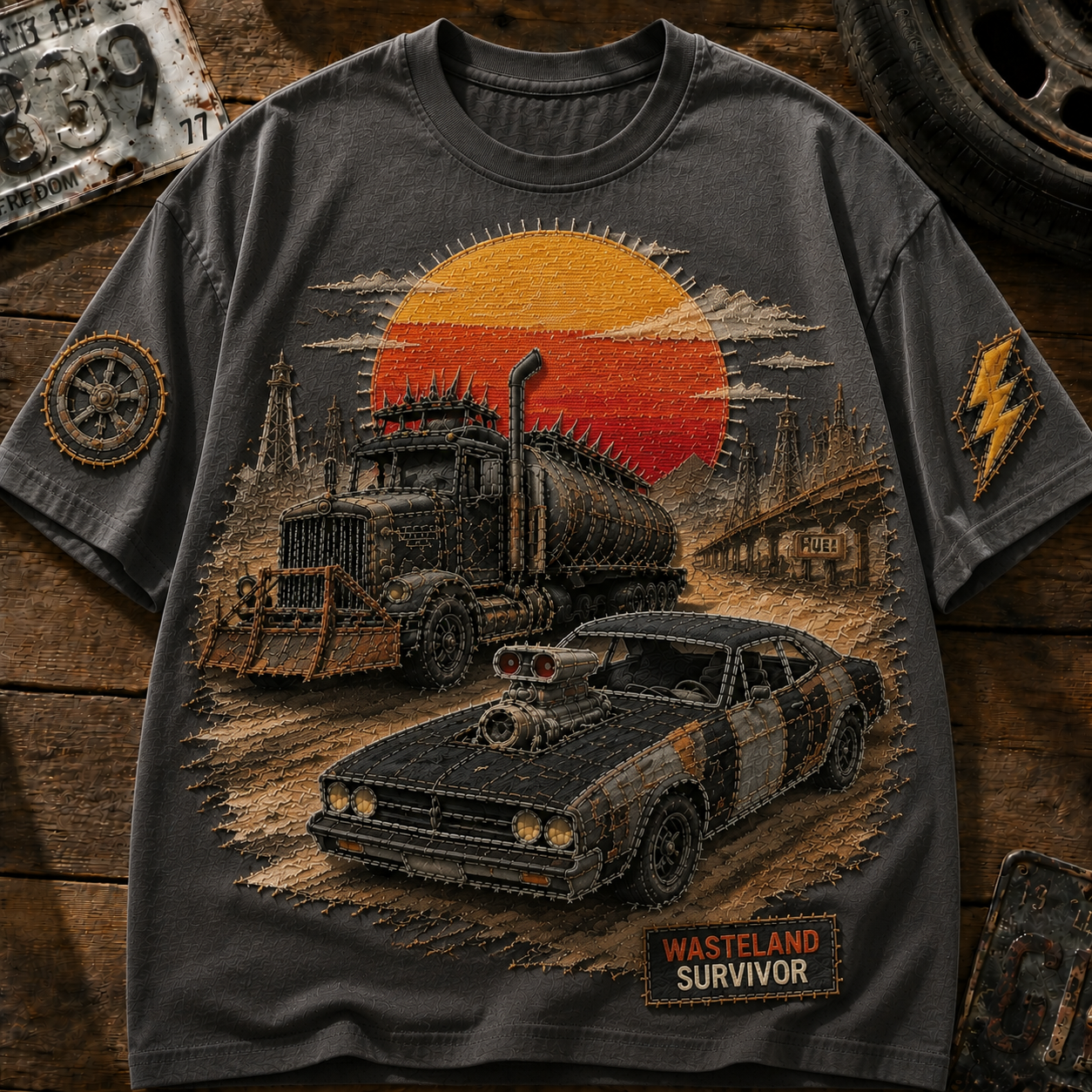 Wasteland Survivor Vintage T-Shirt
