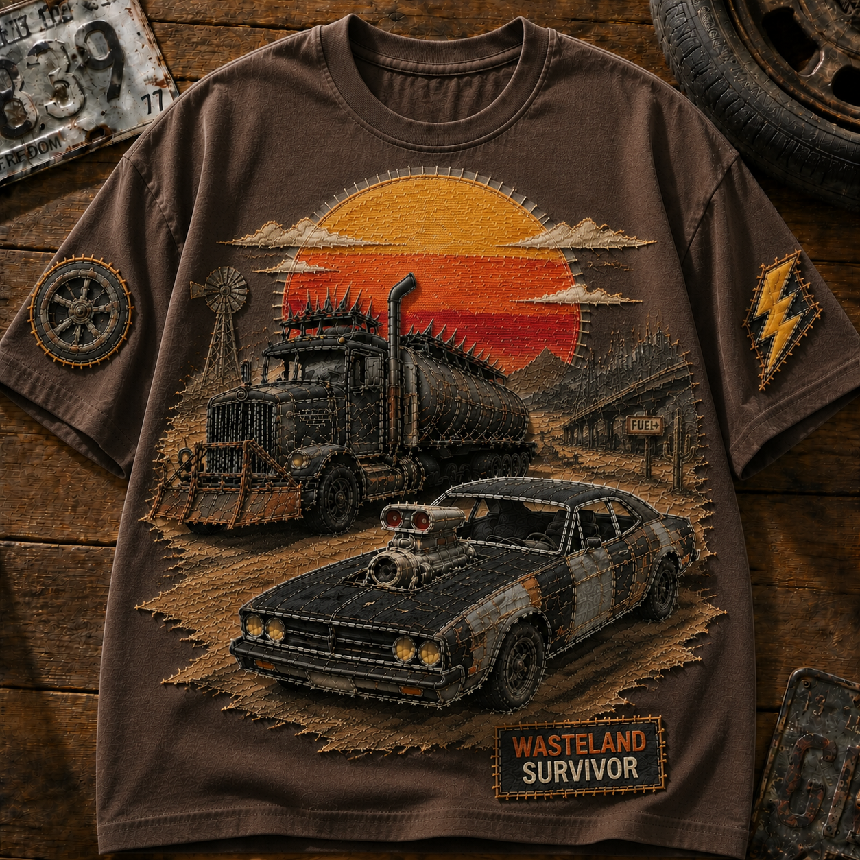 Wasteland Survivor Vintage T-Shirt