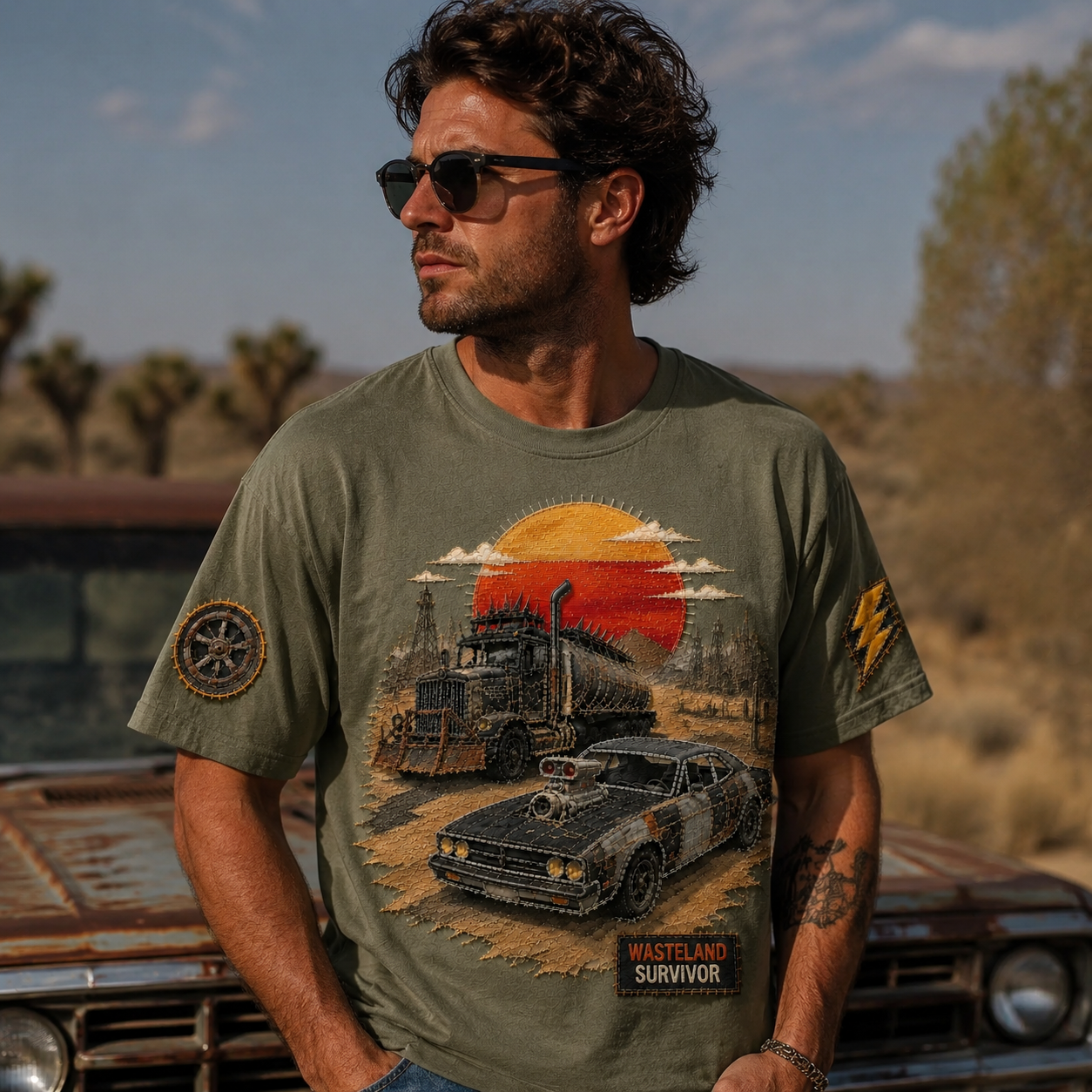 Wasteland Survivor Vintage T-Shirt