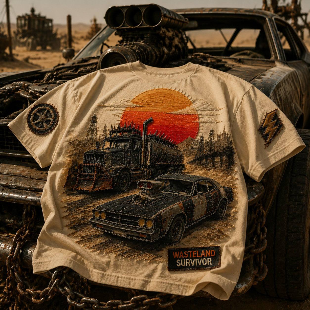 Wasteland Survivor Vintage T-Shirt