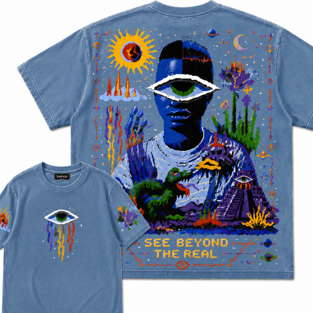 Beyond The Real Pixel Eye Graphic Tee