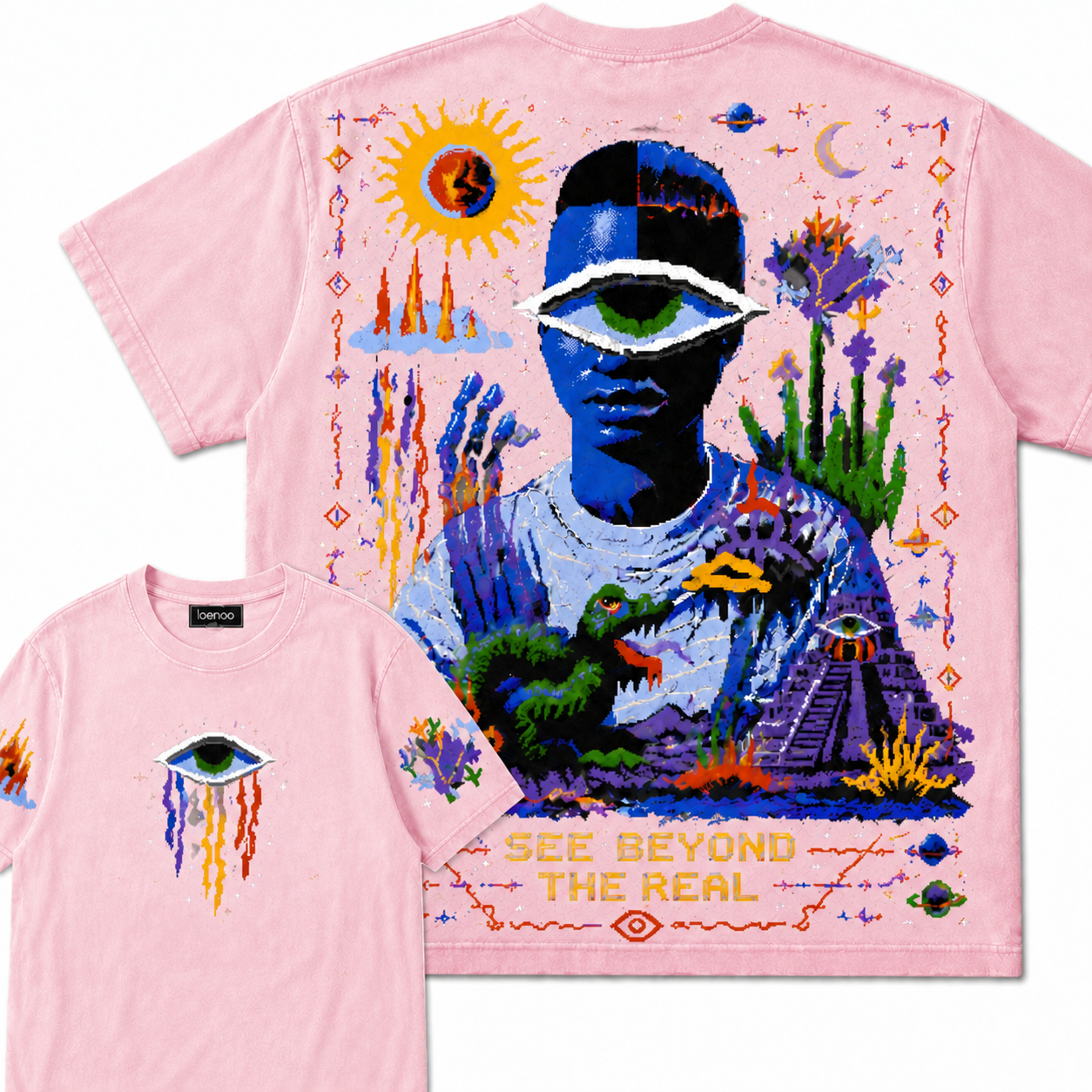 Beyond The Real Pixel Eye Graphic Tee