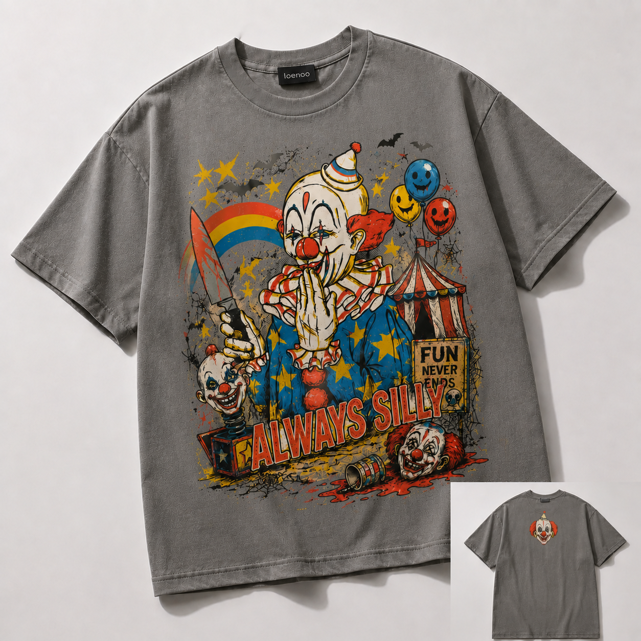 Creepy Clown Carnival Graphic Tee