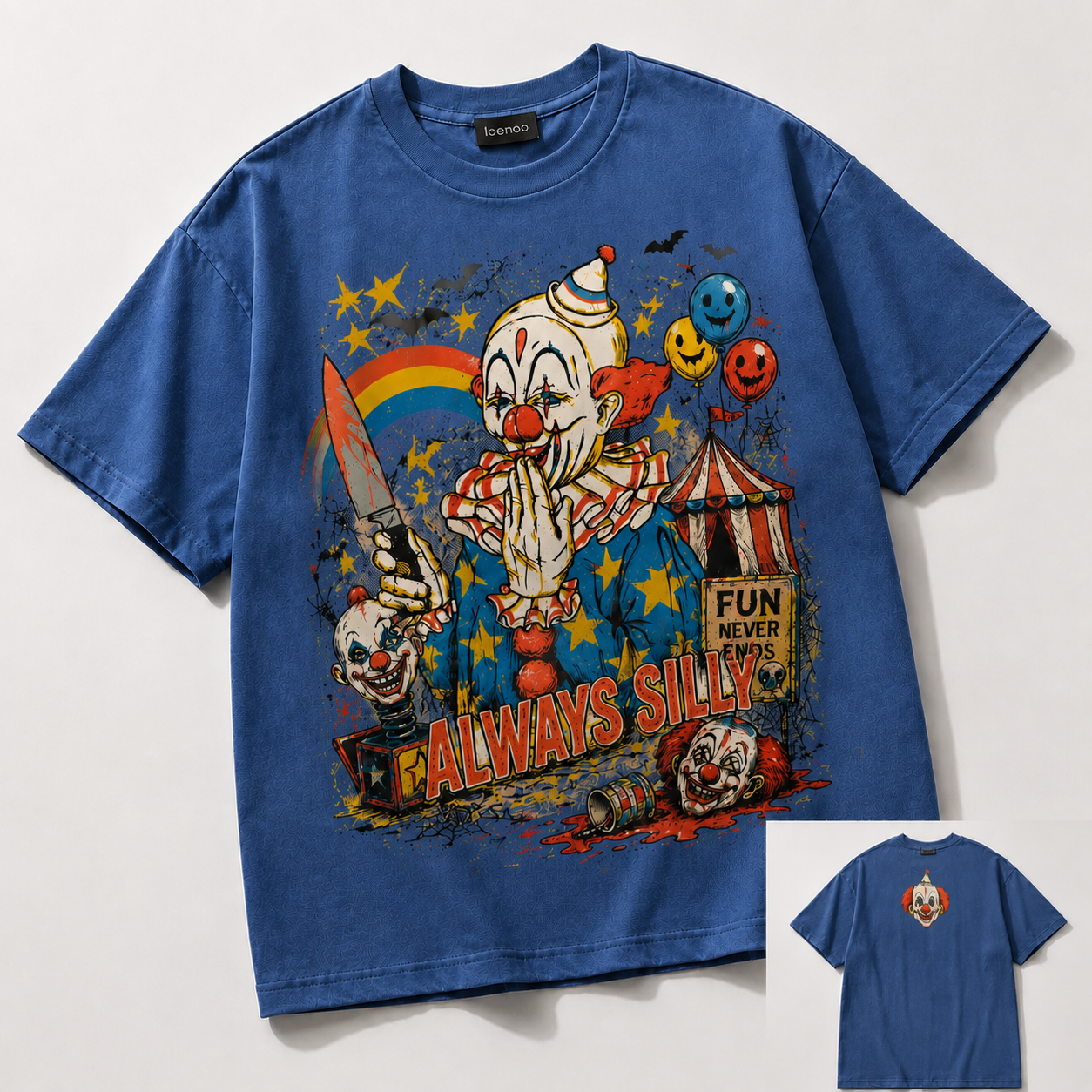 Creepy Clown Carnival Graphic Tee