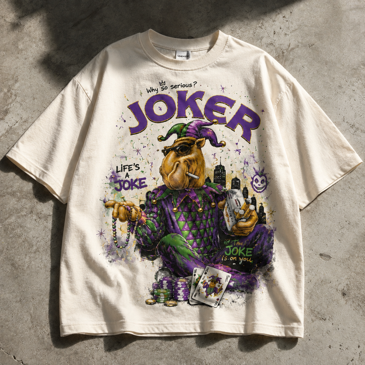 Funny Carnival Clown Streetwear T-Shirt