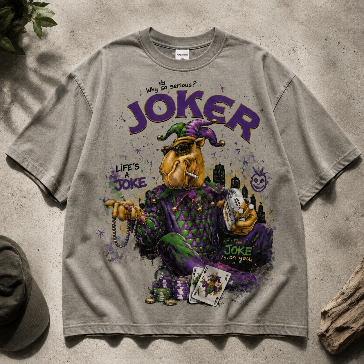 Funny Carnival Clown Streetwear T-Shirt